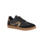 Matise Black and Leopard Print Trainers