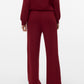 Hali Wide Leg Trousers Burgundy