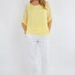 Freya Silk Top Lemon