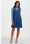 Cecil Tunic Dress Mid Blue Denim