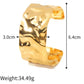 Hammered Cuff Bracelet Gold