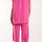 Lorrie Crop Trousers and Top Hot Pink