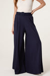 Laura Wide Leg Palazzo Trousers Navy