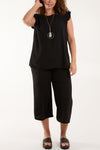 Lorrie Trousers and Top Black