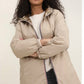 Sadie Long Waterproof WindProof Reversible Jacket Gold Beige