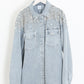 Abbey Diamante Denim Shacket