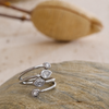 CZ Layered Ring Silver