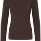 Pamila Long Sleeve Jersey Top Java