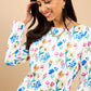 Mireya Floral Print Mini Dress
