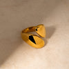 Chunky  Modern Ring Gold