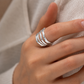 Contemporary Ring Silver