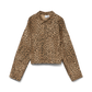 Nixi Leopard Print Denim Jacket
