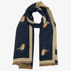Robin Reversible Scarf Navy Blue