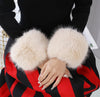 Faux Fur Cuffs Taupe