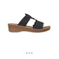 Gibraltar Black Sandals