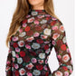 Floral Print Ruched Dress by Vogue Williams