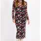 Floral Print Ruched Dress by Vogue Williams