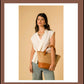 Soleil Rattan Tote Bag Tan
