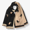 Robin Reversible Scarf Black