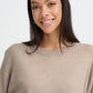 Morla Short Sleeve Knit Humus Melange