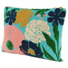 Powder Pouch Bag Blue Blooms