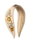 Embroidered Headband Perfect Poise Coconut