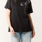 Brooke Diamanté Bow T Shirt Black