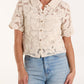 Hayley Crochet Short Sleeve Shirt