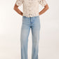 Hayley Crochet Short Sleeve Shirt