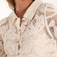 Hayley Crochet Short Sleeve Shirt