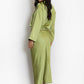 Nicky Satin Shirt Green