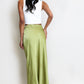 Nicky Bias Midi Skirt Green