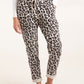 Dana Magic Trousers Leopard Print Beige