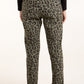 Dana Magic Trousers Leopard Print Khaki