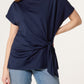 Wren side Tie Top Navy