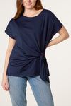 Wren side Tie Top Navy
