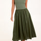 Sasha Midi Dress Khaki Green