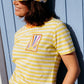 Maggie’s T Shirt Off White Yellow Rainbow Sunshine