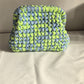 Sky blue and yellow Clutch Bag