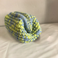 Sky blue and yellow Clutch Bag