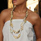 Bold Gold Long Necklace