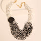 Minstrel Black and White Necklace