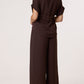Rochelle Top & Trousers Co Ord Chocolate Brown