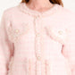 Lacie Pearl Button Cardigan Pink