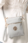 Beth Crossbody Bag Silver Grey
