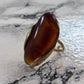 Resin Stone Ring Amber