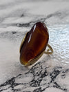 Resin Stone Ring Amber