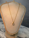 CZ Diamond Necklace Rectangle