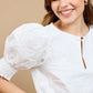White Embroidered Top