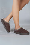 Tina Slippers Chocolate Brown